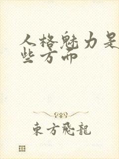 人格魅力是指哪些方面