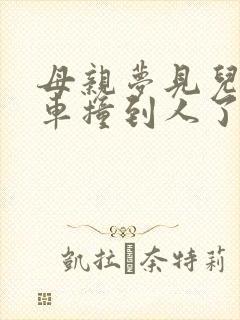 母亲梦见儿子开车撞到人了