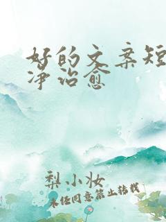 好的文案短句干净治愈