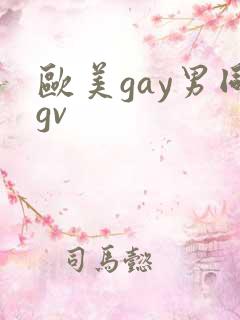 欧美gay男同gv