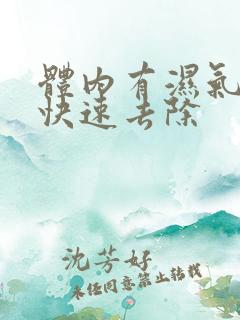 体内有湿气怎么快速去除