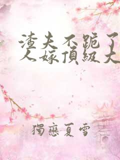 渣夫不跪了,夫人嫁顶级大佬txt