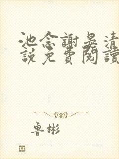 池念谢晏清的小说免费阅读最新章节