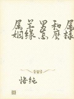 属羊男和属兔女姻缘怎么样