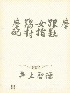 摩羯女跟摩羯男配对指数