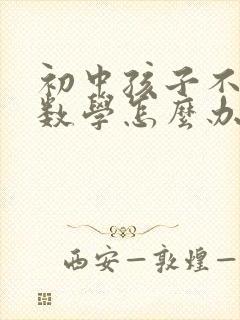 初中孩子不爱学数学怎么办