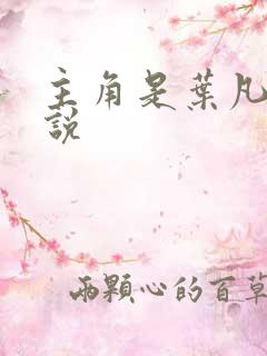 主角是叶凡的小说