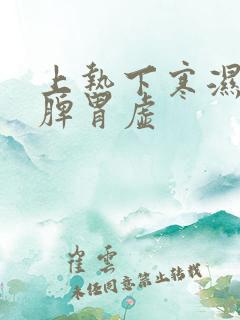 上热下寒湿气重脾胃虚