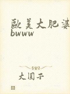 欧美大肥婆bbbwww