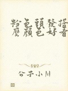 粉色头发搭配什么颜色好看