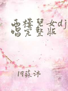 西楼儿女dj原唱完整版