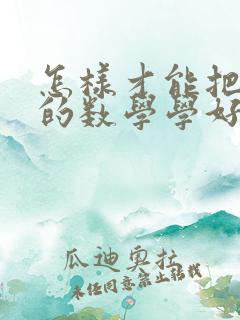 怎样才能把初一的数学学好