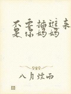 不要插进来,我是你妈妈