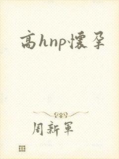 高hnp怀孕