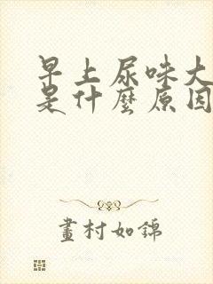 早上尿味大难闻是什么原因