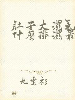 肚子大湿气重吃什么排湿最快