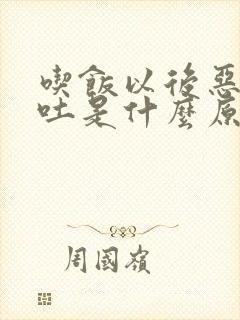 吃饭以后恶心想吐是什么原因