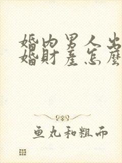 婚内男人出轨离婚财产怎么分割