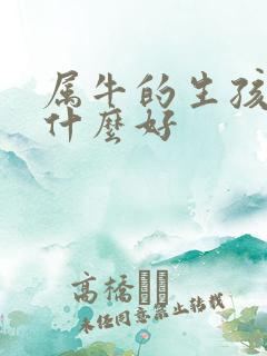 属牛的生孩子属什么好