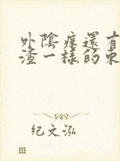 外阴痒还有豆腐渣一样的东西