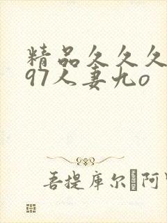精品久久久久久97人妻九o