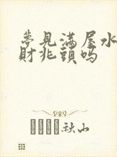 梦见满屋水是发财兆头吗