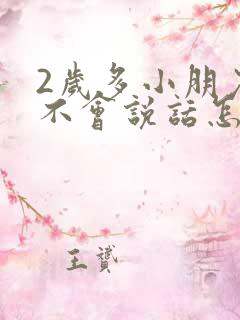 2岁多小朋友还不会说话怎么办