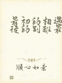 最初的相遇,最后的别离最后结局