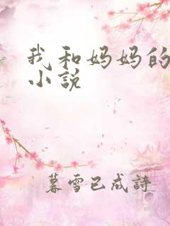我和妈妈的性事小说
