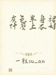 灰色半身裙搭配什么上衣好看