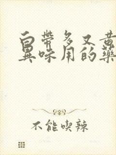 白带多又黄还有异味用的药