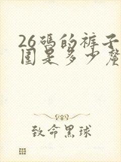 26码的裤子腰围是多少厘米