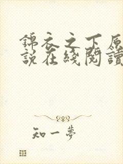 锦衣之下原著小说在线阅读