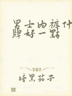 男士内裤什么品牌好一点