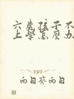 六岁孩子不愿意上学怎么办怎么引导