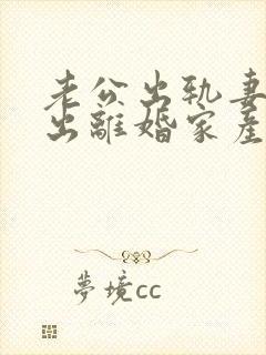 老公出轨妻子提出离婚家产怎么分