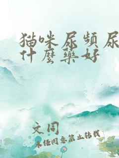 猫咪尿频尿血吃什么药好