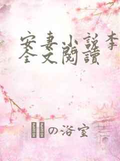 安妻小说李小雾全文阅读