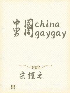 中国china男同gaygay
