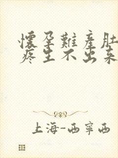 怀孕难产肚子巨疼生不出来动漫