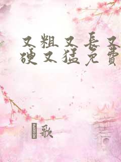 又粗又长又大又硬又猛免费看