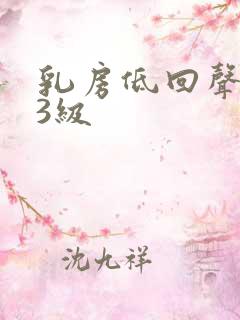 乳房低回声结节3级