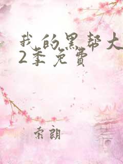 我的黑帮大佬第2季免费