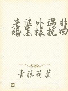 老婆外遇非要离婚怎样挽回