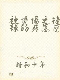 被烫伤之后火辣辣的疼怎么办