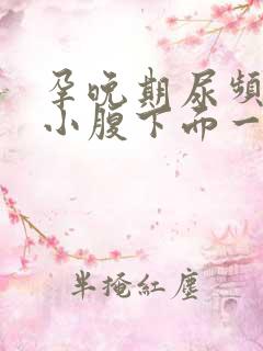 孕晚期尿频感觉小腹下面一直有尿意