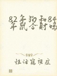 82年狗和84年鼠合财吗