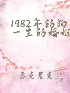 1982年的狗一生的婚姻怎么样