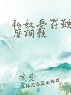 私奴受罚鞭打折磨调教