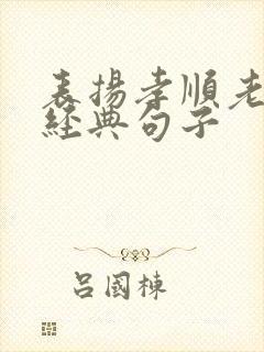 表扬孝顺老人的经典句子